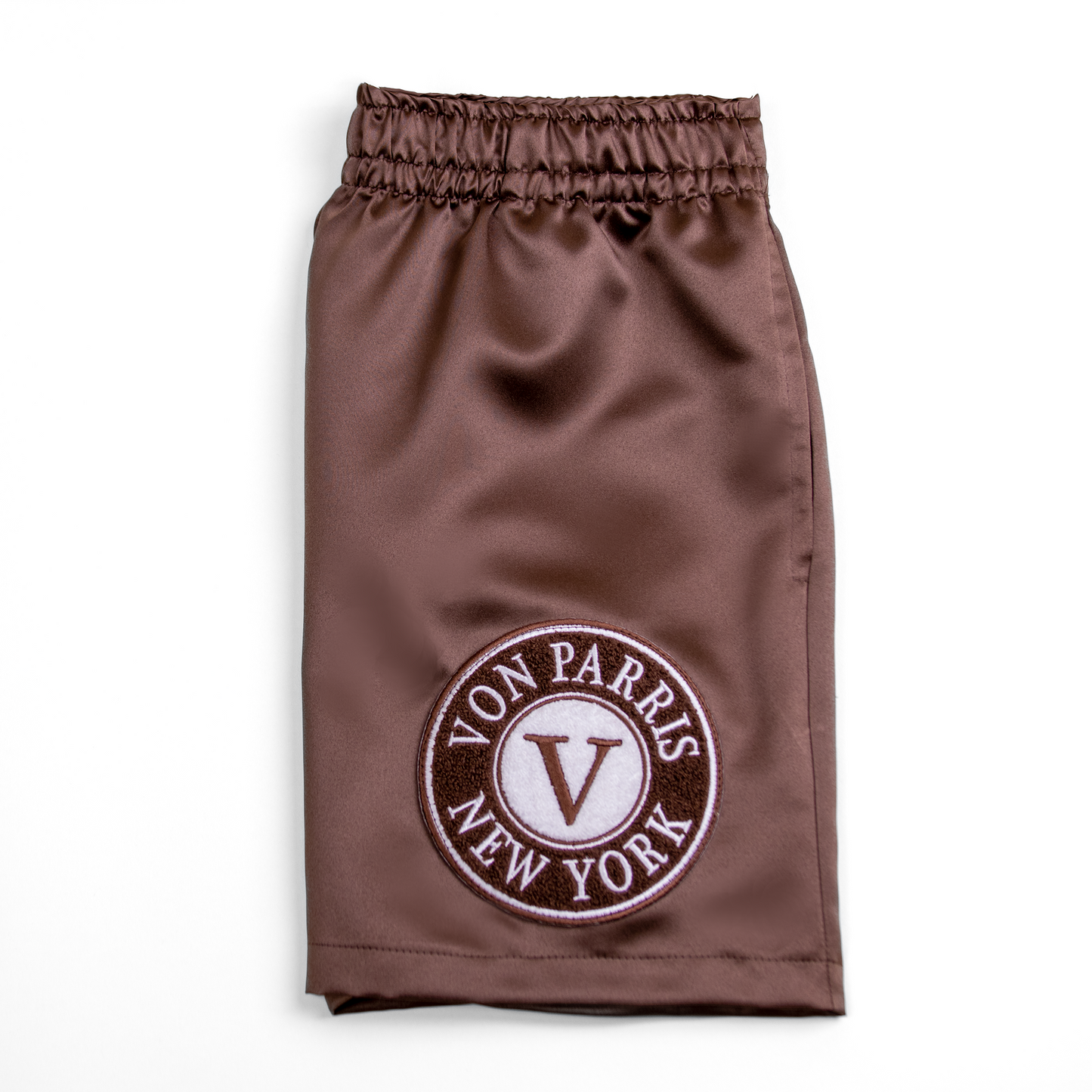Satin Shorts (Brown)