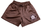Satin Shorts (Brown)