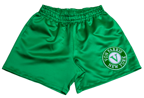 Satin Shorts (Kelly Green)
