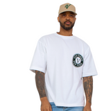 OVERSIZED VON PARRIS T-SHIRT (HUNTER GREEN PATCH)