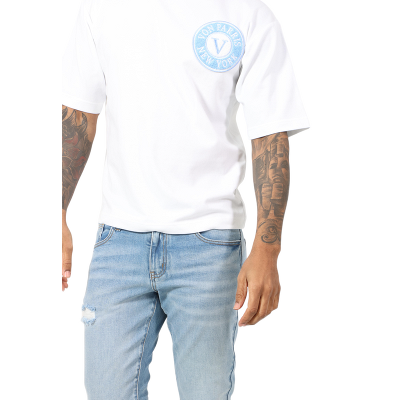 OVERSIZED VON PARRIS T-SHIRT (SKY BLUE PATCH)