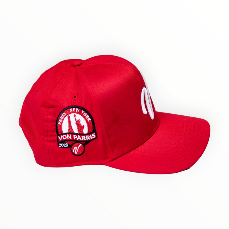 RED SNAPBACK HAT