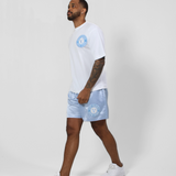 Satin Shorts (Sky Blue)