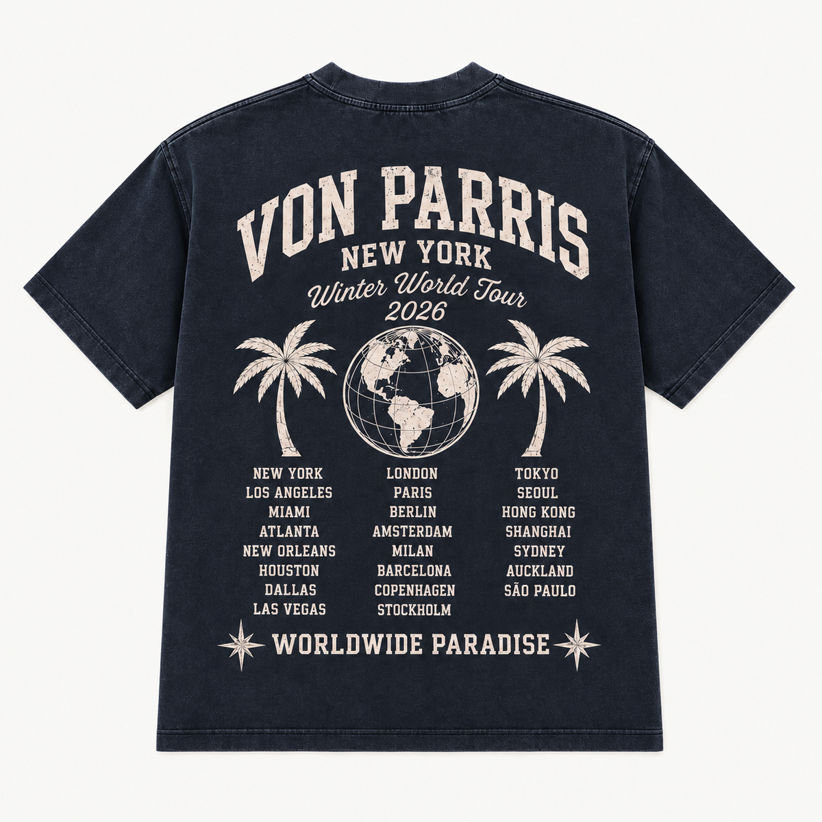PARADISE WORLDWIDE T- SHIRT