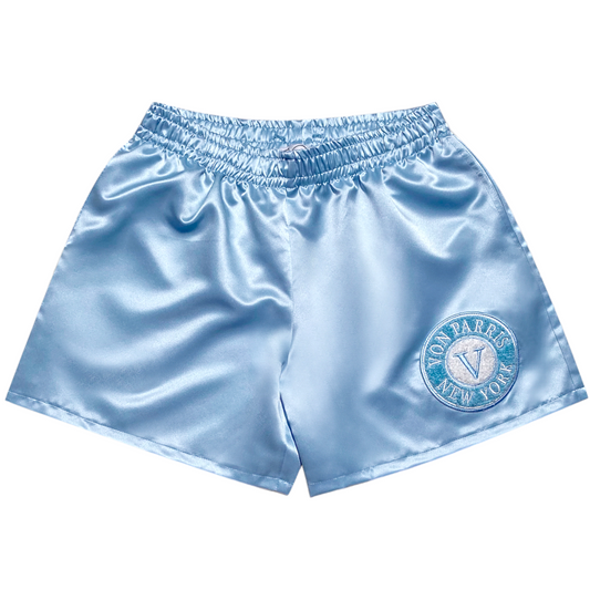 Satin Shorts (Sky Blue)