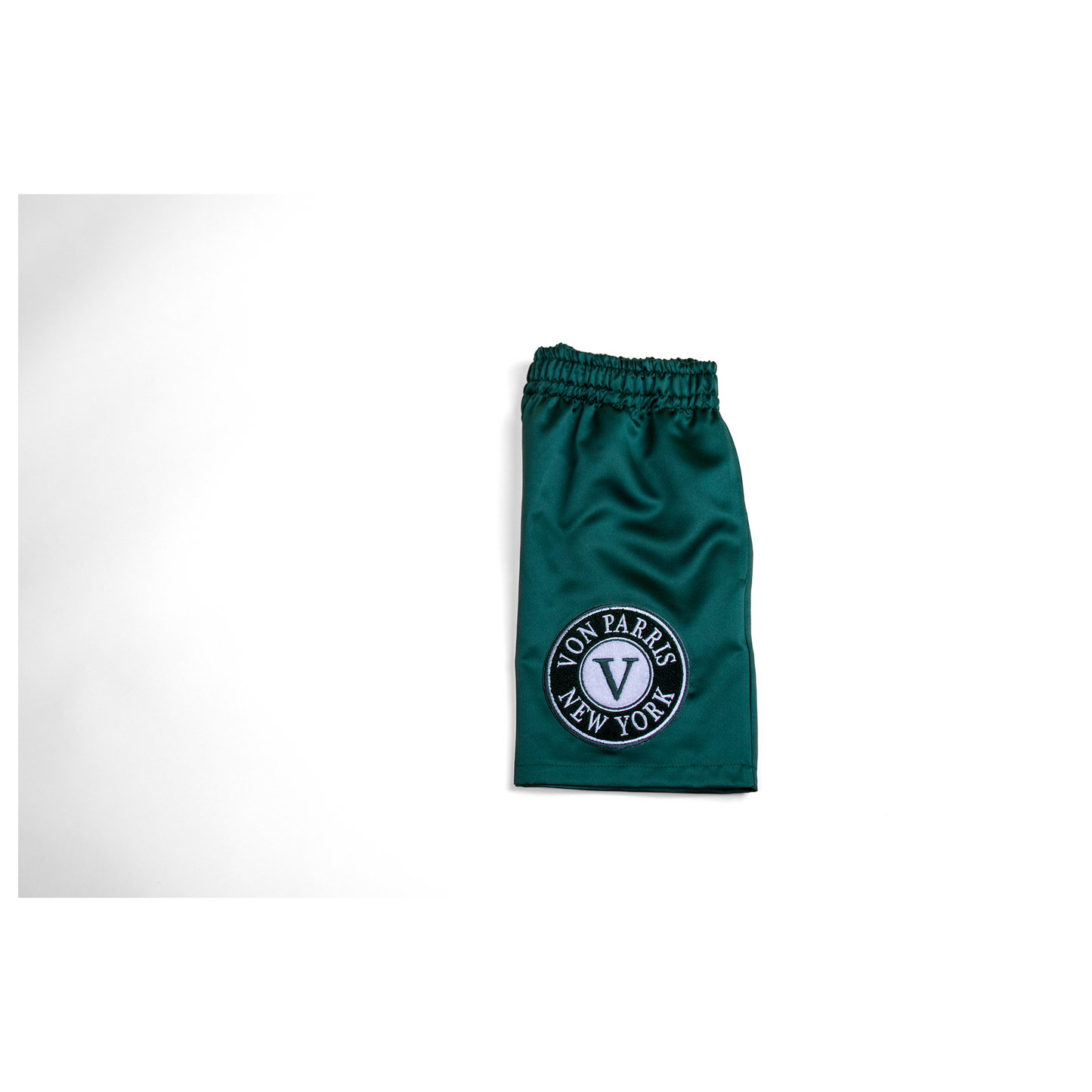 SATIN SHORTS (HUNTER GREEN)