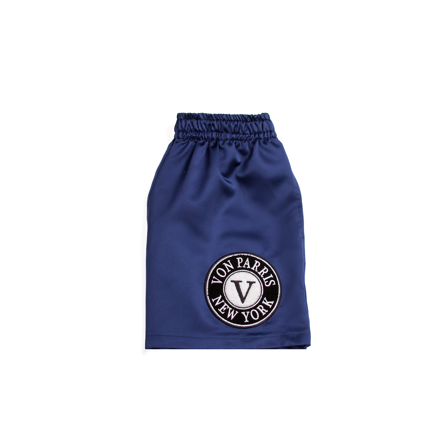 Satin Shorts (Navy Blue)