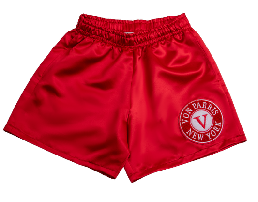 Satin Shorts (Red)