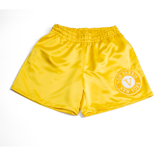 SATIN SHORTS (Yellow)